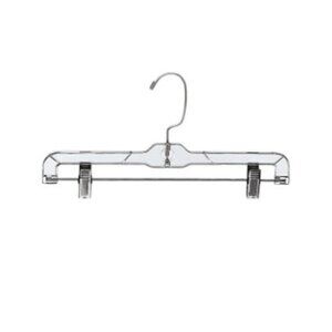 24 Pack of 14 inch Clear Plastic Skirt and Pants Hangers